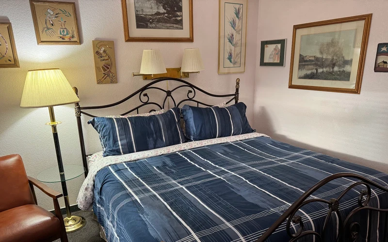 Columbine Inn motel rooms on Colorado Boulevard near the Idaho Springs hot springs, Colorado