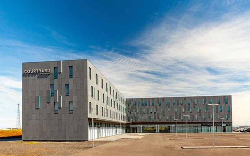 Courtyard by Marriott at Keflavik Airport, an airport base for a Blue Lagoon Iceland hot springs stop