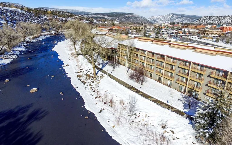 DoubleTree by Hilton Durango on the Animas River, a highway-side base for the Durango hot springs, Colorado
