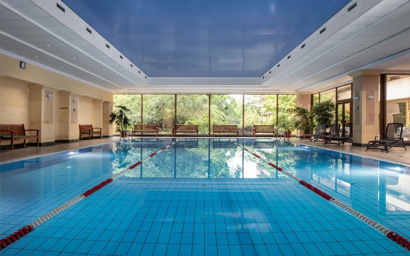 Ensana Thermal Margaret Island hotel spa with thermal water at the thermal baths in Budapest, Hungary