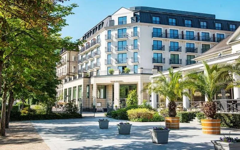 Maison Messmer beside the Kurhaus, a spa hotel near the Baden-Baden thermal baths, Germany