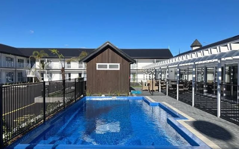 Newina Rotorua premium studio with in-room spa pool at Fairy Springs, Rotorua hot springs hotels, New Zealand