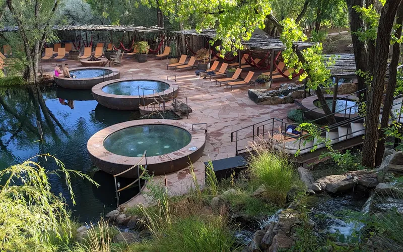 Ojo Santa Fe Spa Resort, the aquifer-fed soaking resort nearest the hot springs of Santa Fe, New Mexico