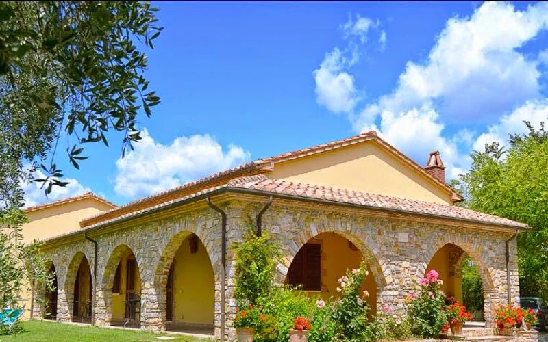 Farmstay rooms at Pian di Saturnia Cataverna in the countryside near the Saturnia hot springs, Tuscany