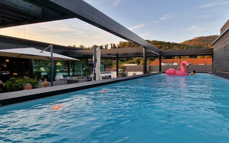 Roomers Baden-Baden and its rooftop pool, a design hotel 3 km from the thermal baths, Baden-Baden, Germany