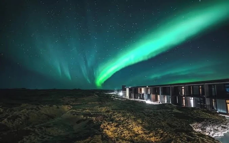 Lava-set suites at The Retreat at Blue Lagoon, the on-site hotel at Iceland's best-known hot springs on Reykjanes